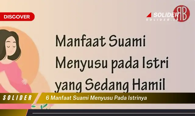 6 manfaat suami menyusu pada istrinya