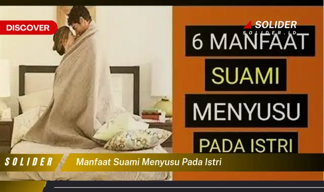 manfaat suami menyusu pada istri