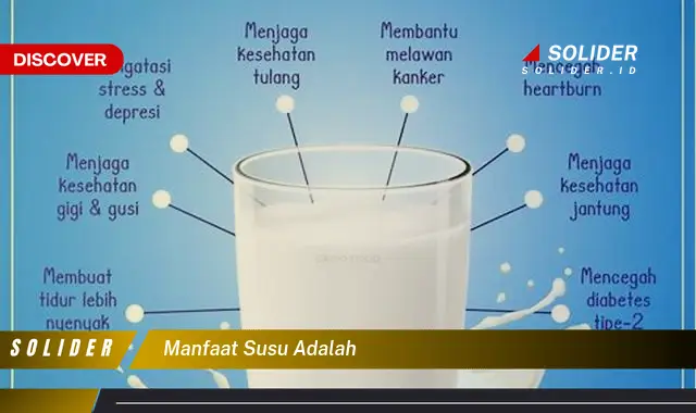 manfaat susu adalah