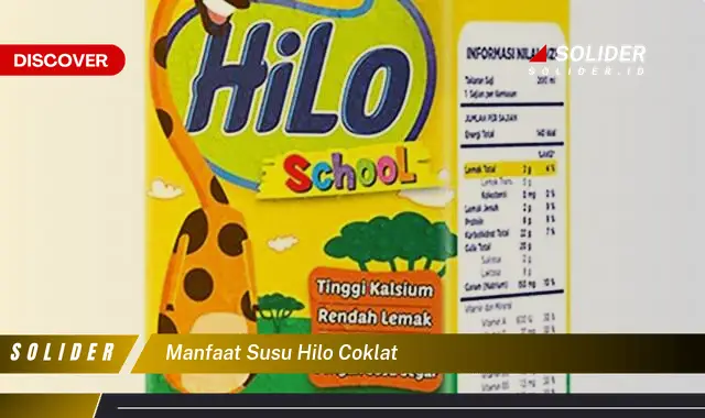 manfaat susu hilo coklat