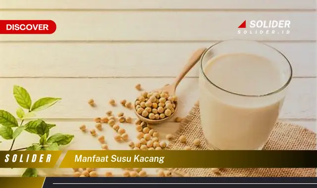 manfaat susu kacang