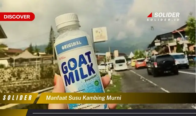 manfaat susu kambing murni