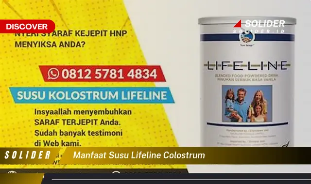 manfaat susu lifeline colostrum