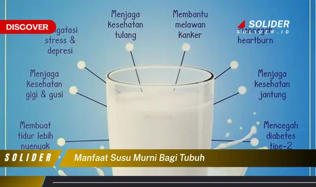 manfaat susu murni bagi tubuh