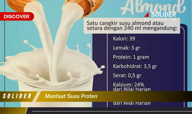 manfaat susu proten