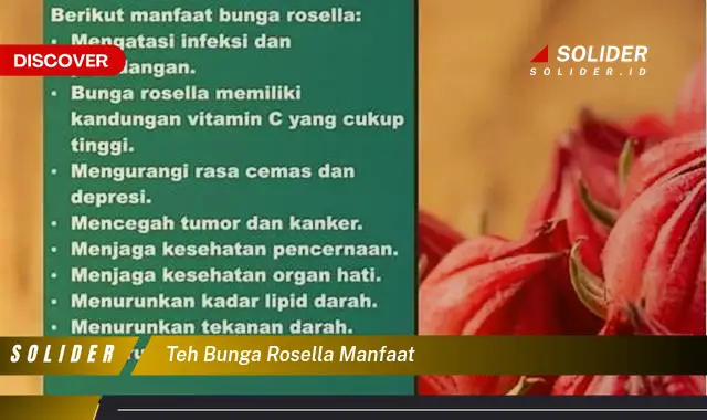 teh bunga rosella manfaat