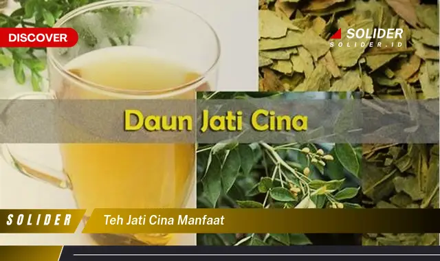 teh jati cina manfaat