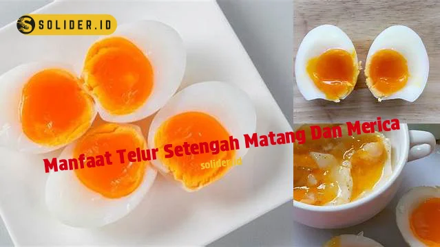 manfaat telur setengah matang dan merica