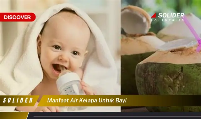 manfaat air kelapa untuk bayi