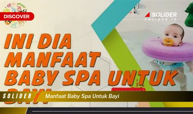 manfaat baby spa untuk bayi