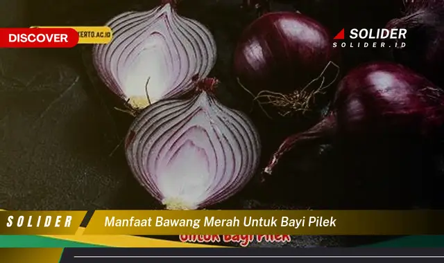 manfaat bawang merah untuk bayi pilek