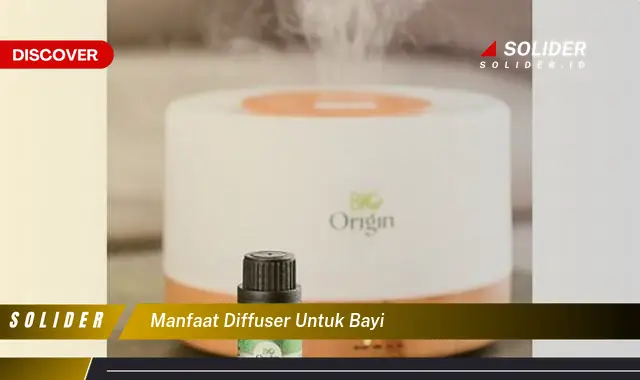 manfaat diffuser untuk bayi