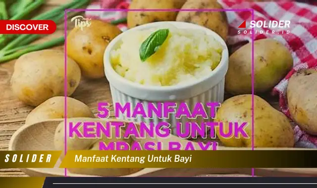 manfaat kentang untuk bayi