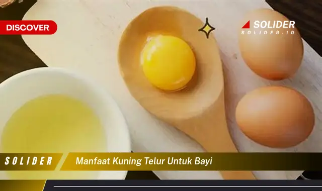 manfaat kuning telur untuk bayi