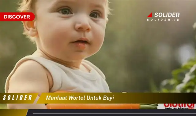 manfaat wortel untuk bayi