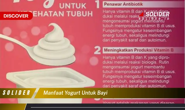 manfaat yogurt untuk bayi