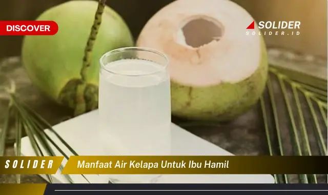 Manfaat Air Kelapa Untuk Ibu Hamil Temukan Yang Jarang Diketahui Solider