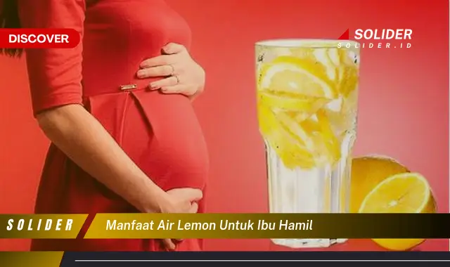 manfaat air lemon untuk ibu hamil