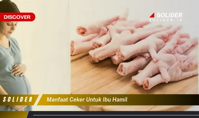 manfaat ceker untuk ibu hamil