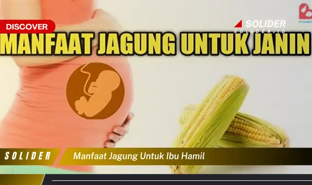 manfaat jagung untuk ibu hamil