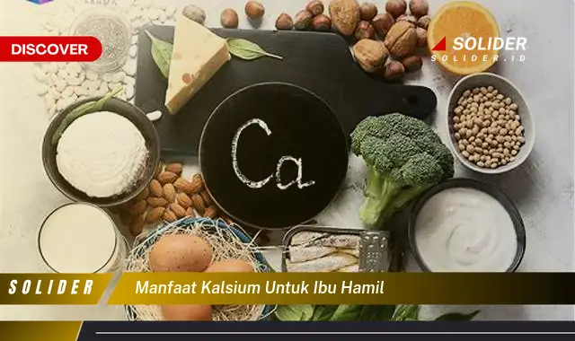 manfaat kalsium untuk ibu hamil