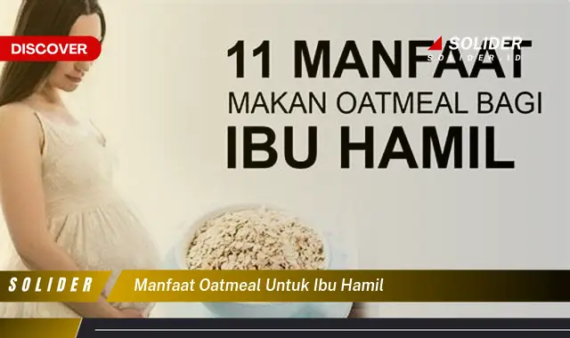 manfaat oatmeal untuk ibu hamil