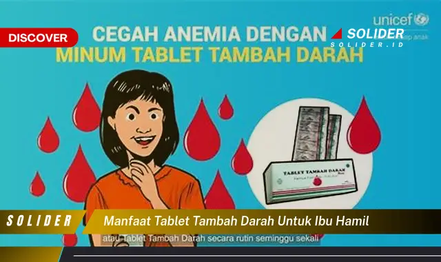 manfaat tablet tambah darah untuk ibu hamil