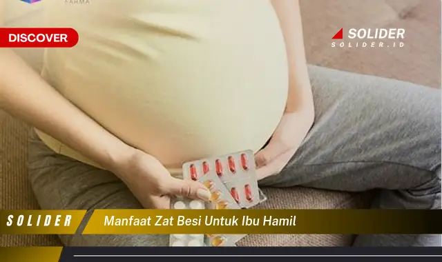 manfaat zat besi untuk ibu hamil