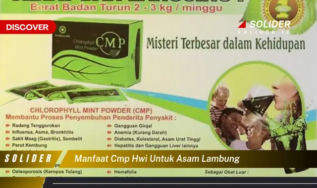 Temukan Manfaat Cmp Hwi Untuk Asam Lambung Yang Jarang Diketahui Solider