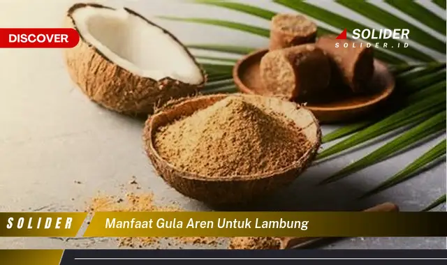 manfaat gula aren untuk lambung