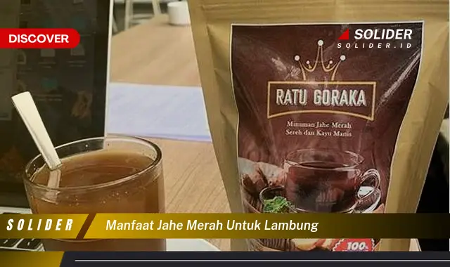 manfaat jahe merah untuk lambung