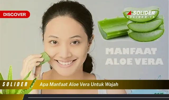 apa manfaat aloe vera untuk wajah