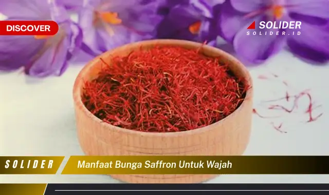 manfaat bunga saffron untuk wajah