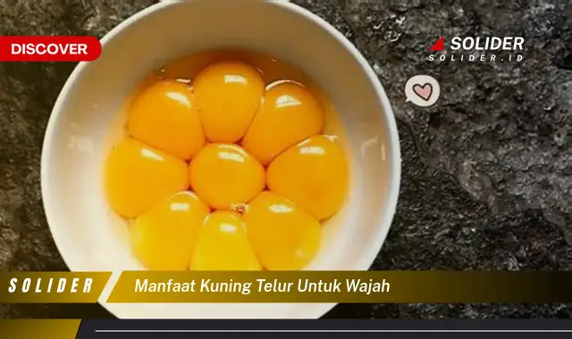 manfaat kuning telur untuk wajah