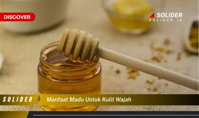 manfaat madu untuk kulit wajah