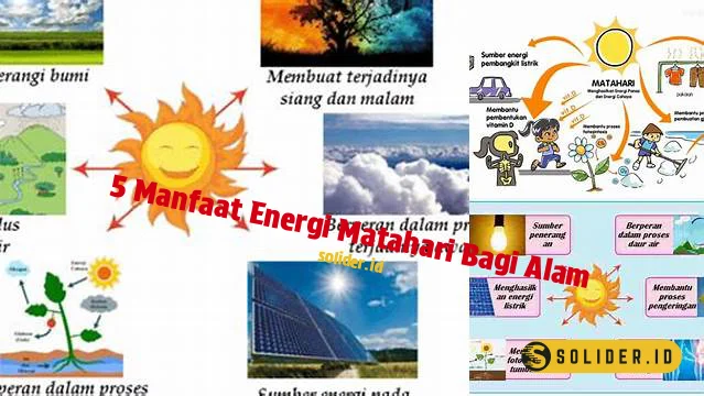 5 manfaat energi matahari bagi alam