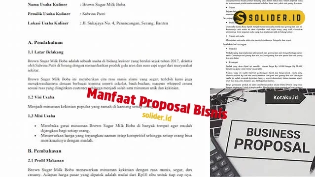 manfaat proposal bisnis