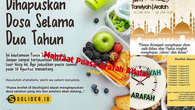 manfaat puasa arafah adalah