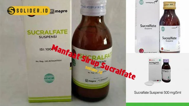 manfaat sirup sucralfate